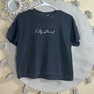 Stay stoned cropped Tshirt